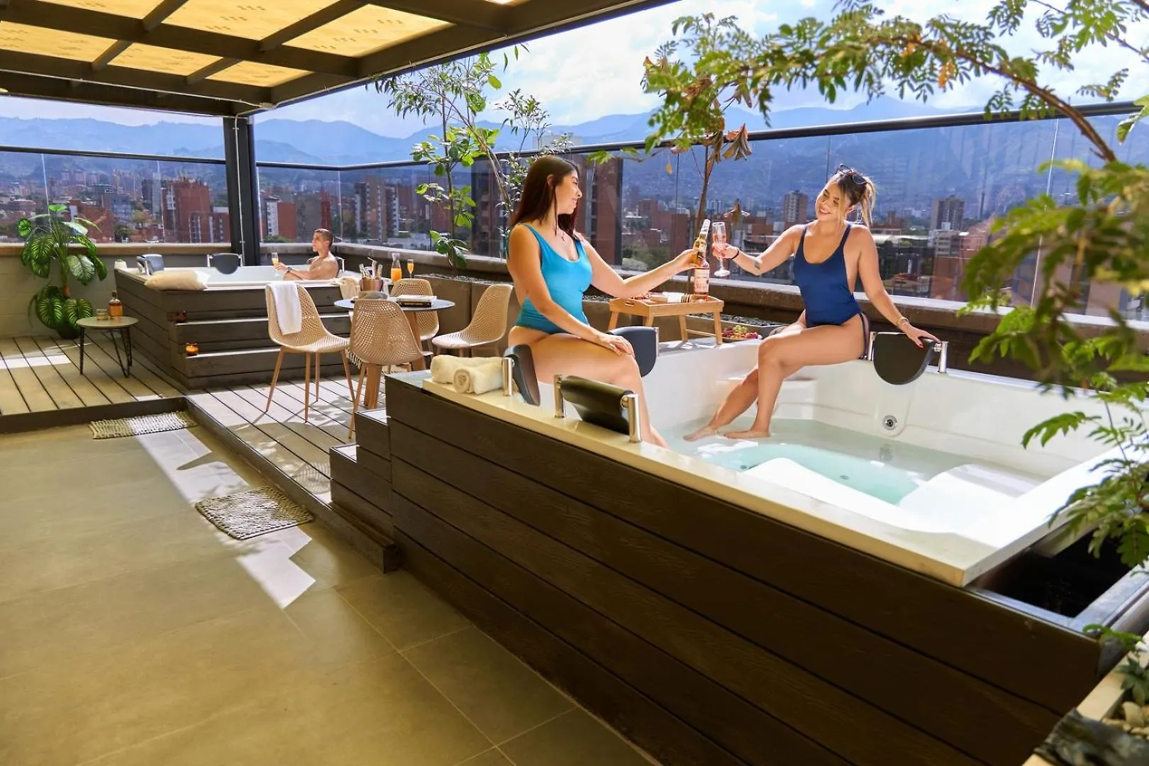 Luxurious Jacuzzi Aparta-Suite Stadio Rosa Negra Μεντεγίν